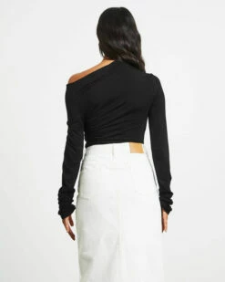 Nyah Longsleeve Bodysuit In Black -Insight Shop 2 76291