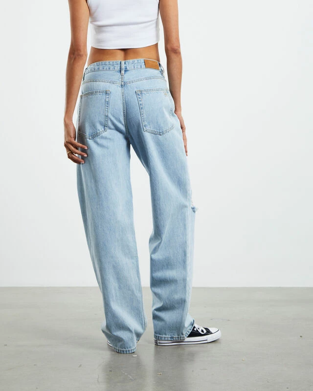 Insight Bobby Baggy Dad Decon Jeans Maui Blue 4 Insight Bobby Baggy Dad Decon Jeans Maui Blue - Image 2