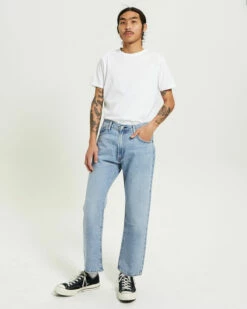 Levis 551Z Straight Crop Jeans Dream Stone Blue -Insight Shop 3 11230