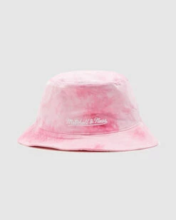 Mitchell & Ness Tie Dye Bulls Bucket Hat White/Pink 10 Mitchell & Ness Tie Dye Bulls Bucket Hat White/Pink -Insight Shop 3 13102