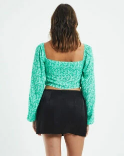 Zinnia Sweetheart Gathered Front Bodice Green 10 Zinnia Sweetheart Gathered Front Bodice Green -Insight Shop 3 16398