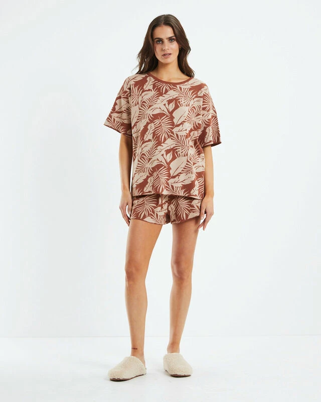 Neve Jacquard Knit T-Shirt Assorted 5 Neve Jacquard Knit T-Shirt Assorted - Image 3