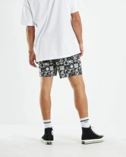 Bueno 16" Trunk Boardshorts Black/White -Insight Shop 3 17736