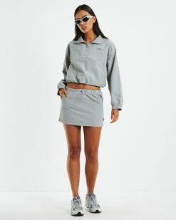 Nylon 1/4 Zip Jumper Grey -Insight Shop 3 17903