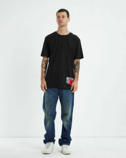 Calvin Klein Disrupted CK Box Urban Short Sleeve T-Shirt CK Black -Insight Shop 3 18020