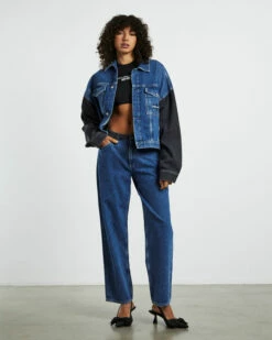 Calvin Klein 90s Straight Leg Jeans Dark Blue/Black -Insight Shop 3 18032