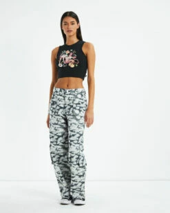 Afends Josie Dalston Recycled Tank Top Black -Insight Shop 3 18080