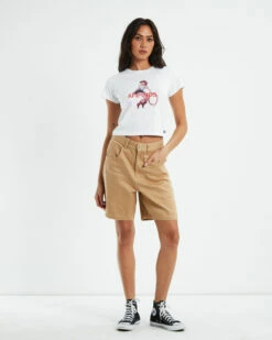 Afends Sweet West Recycled Baby Tee White -Insight Shop 3 18086