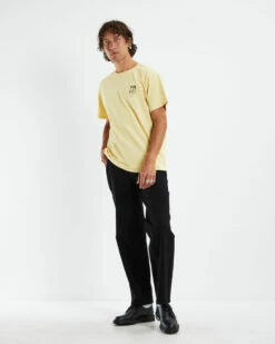 Disintegrate Short Sleeve T-Shirt Flax Yellow -Insight Shop 3 18208