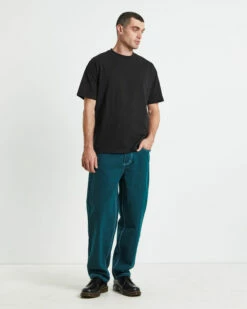 Wide Boy Contrast Stitch Jeans Pine Green 10 Wide Boy Contrast Stitch Jeans Pine Green -Insight Shop 3 18340