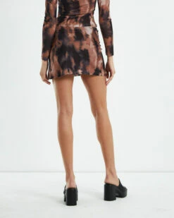 Amina Low RIse Split Mini Skirt Multi -Insight Shop 3 18826