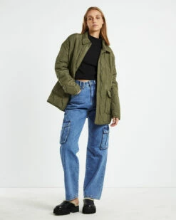 Dixon Ripstop Quilted Jacket Olive Green 10 Dixon Ripstop Quilted Jacket Olive Green -Insight Shop 3 20673