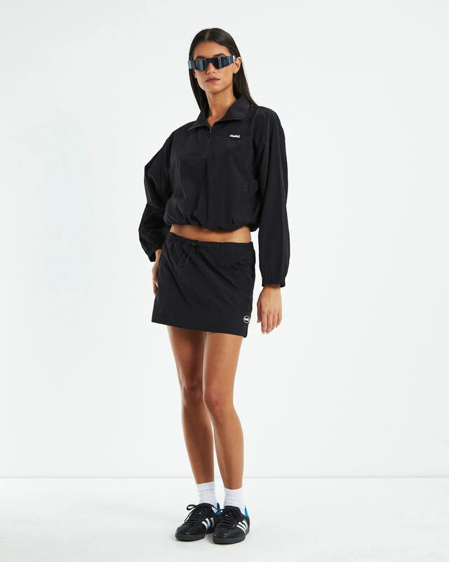 Nylon Mini Skirt Black 5 Nylon Mini Skirt Black - Image 3