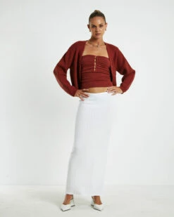 Tayla Texture Knit Midi Skirt Off White 10 Tayla Texture Knit Midi Skirt Off White -Insight Shop 3 20781