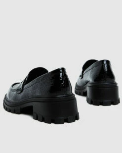 Lennon Croc Loafers Black Croc -Insight Shop 3 20805