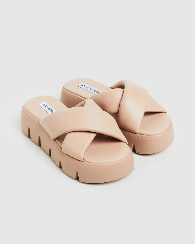 Steve Madden Broadcast Slides Blush Pink 5 Steve Madden Broadcast Slides Blush Pink - Image 3