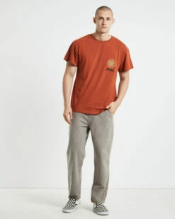 Higher Ground Regular Fit Short Sleeve T-Shirt Clay Orange 10 Higher Ground Regular Fit Short Sleeve T-Shirt Clay Orange -Insight Shop 3 21947