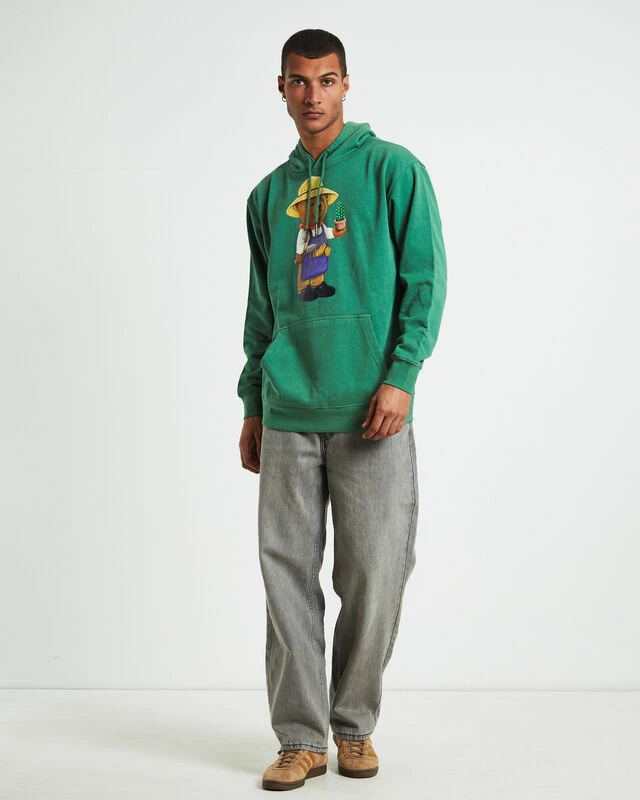 MARKET Botanical Bear Hoodie Eden Green 5 MARKET Botanical Bear Hoodie Eden Green - Image 3