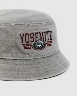 Yosemite Tourist Canvas Bucket Hat Stone -Insight Shop 3 23498