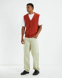 Levis Rincon Button Down Vest Roobios Orange -Insight Shop 3 23511