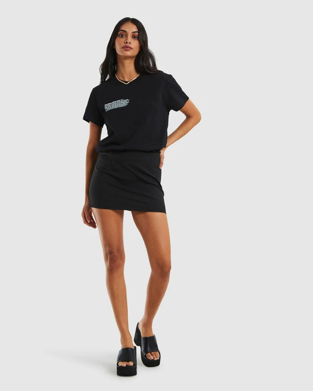 Uni T-Shirt Palm Poem Black 5 Uni T-Shirt Palm Poem Black - Image 3