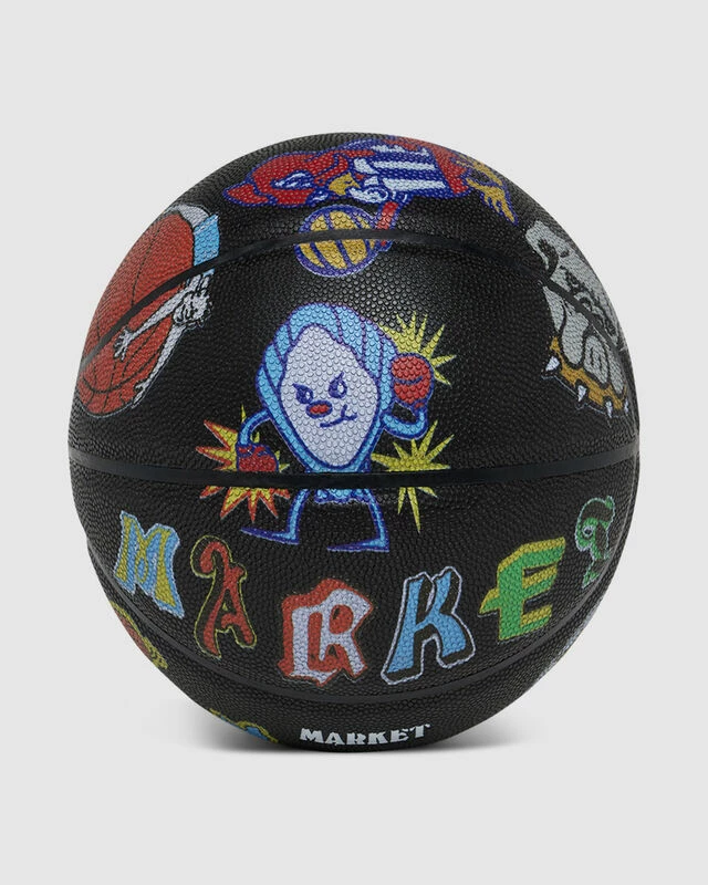 MARKET Varsity Overload Basketball Black 5 MARKET Varsity Overload Basketball Black - Image 3