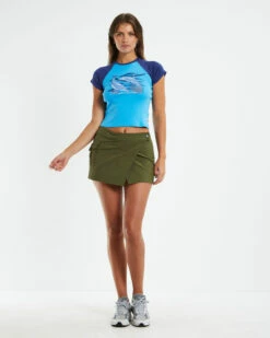 Insight Flipper Longline Baby Tee Blue -Insight Shop 3 24025