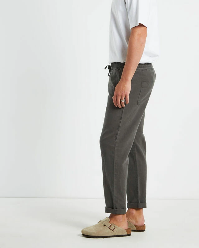 Brody Linen Pants Muted Olive 5 Brody Linen Pants Muted Olive - Image 3