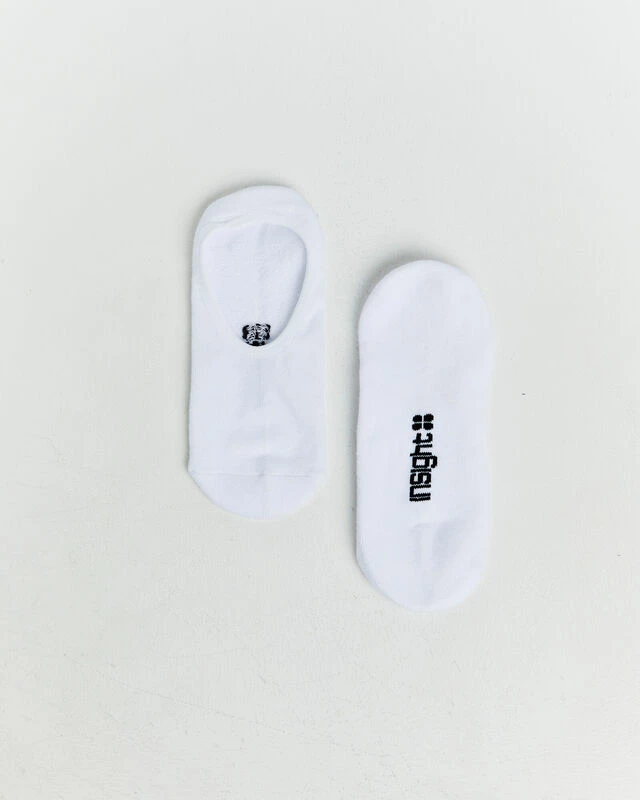 Insight Core Unisex Invisible Socks 3 Pack White/Black 5 Insight Core Unisex Invisible Socks 3 Pack White/Black - Image 3