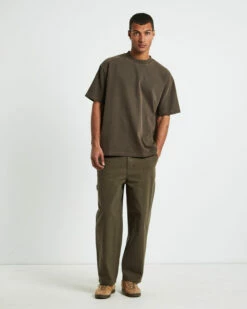 Herringbone Double Knee Pants Taupe 10 Herringbone Double Knee Pants Taupe -Insight Shop 3 26691