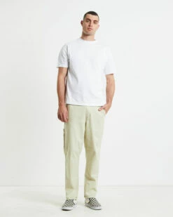 Contrast Stitch Pants Cream -Insight Shop 3 27402