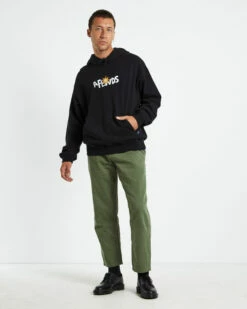 Afends Sunshine Recycled Pull On Hoodie Black -Insight Shop 3 27456
