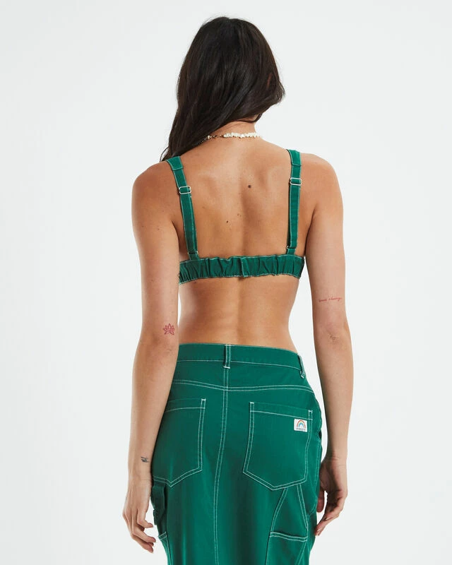 Insight Myla Carpenter Bralette Green 5 Insight Myla Carpenter Bralette Green - Image 3