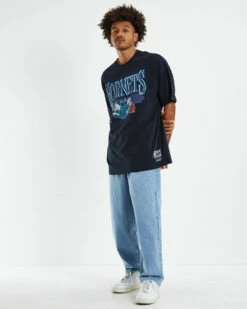 Mitchell & Ness Underscore Charlotte Hornets T-shirt Faded Black 10 Mitchell & Ness Underscore Charlotte Hornets T-shirt Faded Black -Insight Shop 3 29015