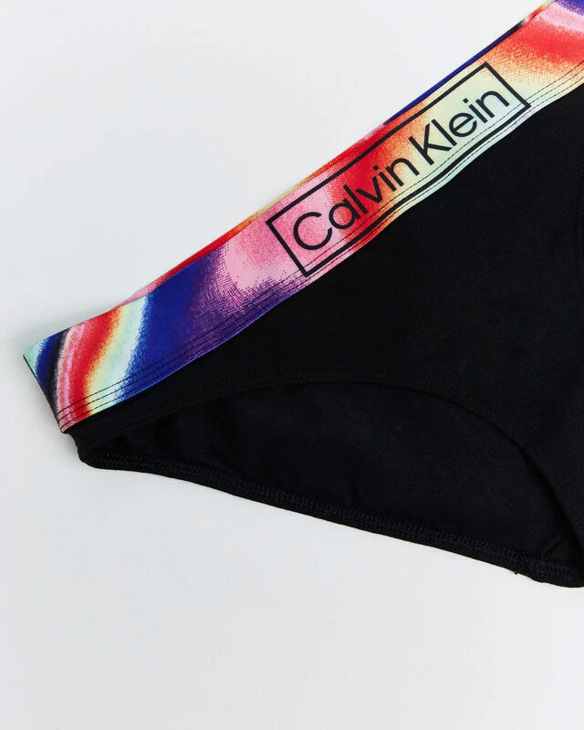 Calvin Klein Reimagined Heritage Cotton Pride Bikini Undies Black 5 Calvin Klein Reimagined Heritage Cotton Pride Bikini Undies Black - Image 3