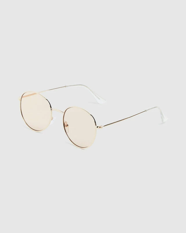 Molly Sunglasses Gold/Peach 5 Molly Sunglasses Gold/Peach - Image 3