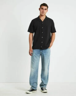 Heggie Short Sleeve Resort Shirt Black 10 Heggie Short Sleeve Resort Shirt Black -Insight Shop 3 34094
