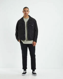 Levis Vintage Fit Trucker V Denim Jacket Black -Insight Shop 3 36728