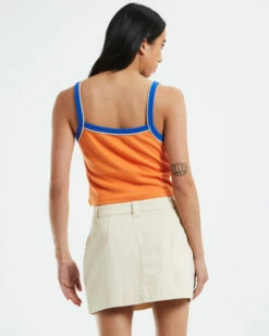 Mills Outline Singlet Orange -Insight Shop 3 38207