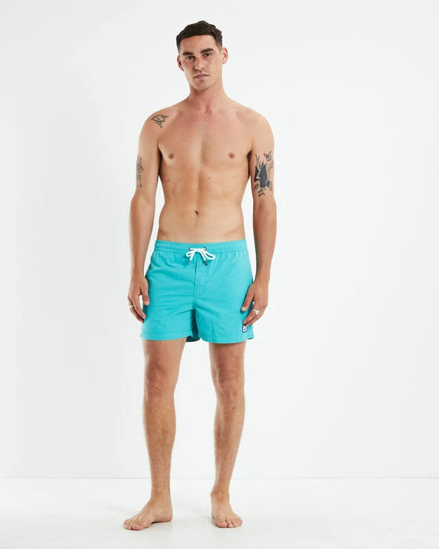 Avalon 14" Volley Boardshorts Bright Teal 5 Avalon 14" Volley Boardshorts Bright Teal - Image 3