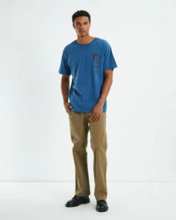 Ruptured Short Sleeve T-Shirt Cadet Blue -Insight Shop 3 38644