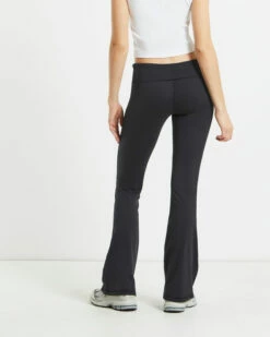 Slightly Flared Tights Black 10 Slightly Flared Tights Black -Insight Shop 3 38746