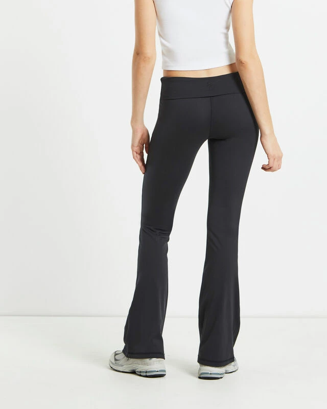 Slightly Flared Tights Black 5 Slightly Flared Tights Black - Image 3