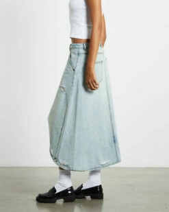 One Teaspoon Kansas Carter Long Denim Skirt Blue Mrs 10 One Teaspoon Kansas Carter Long Denim Skirt Blue Mrs -Insight Shop 3 38787