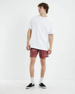 Rhythm Bays 16.5" Trunk Boardshorts Mineral Red -Insight Shop 3 39051