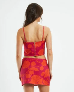 Insight Jojo Acid Floral Top Pink/Orange -Insight Shop 3 40350