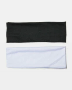 Amber Jersey 2 Piece Headband Set Black/White -Insight Shop 3 4086