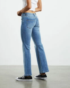 Insight Syd Stretch Low Rise Bootleg Jeans Salty Blue -Insight Shop 3 42479