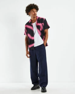 Short Sleeve Hawaiian Shirt Amnesia Pink -Insight Shop 3 43542