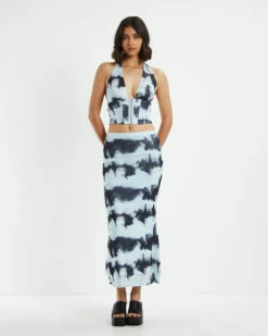 Vesper Mesh Halter Corset Assorted -Insight Shop 3 43748